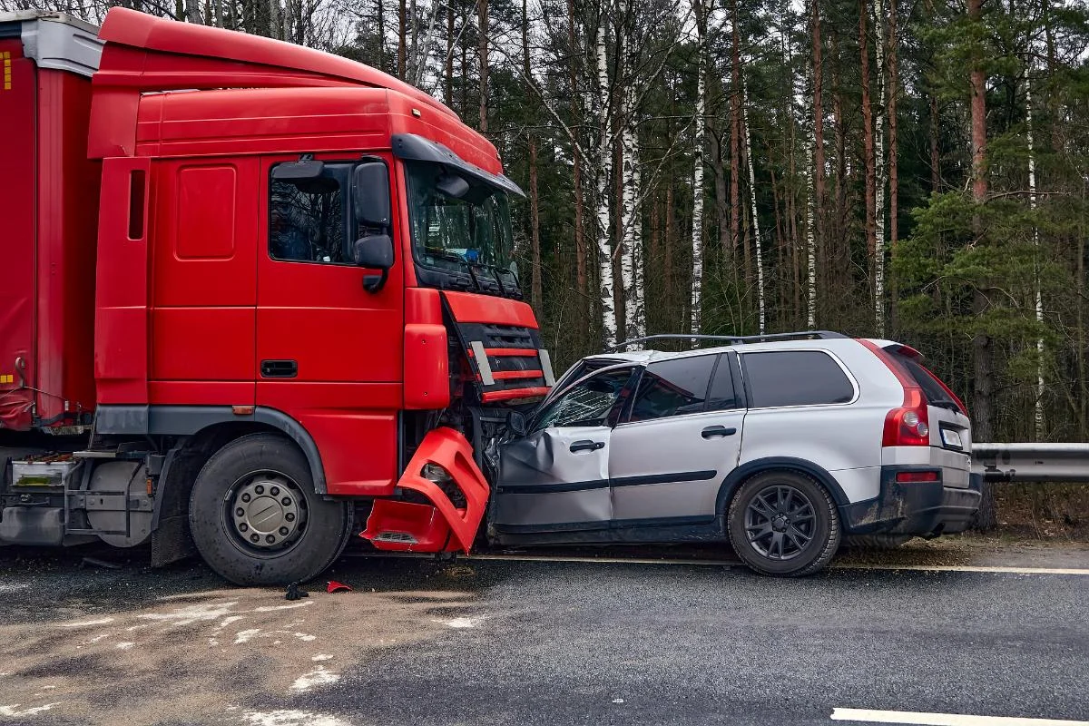 Car and Truck Wreck